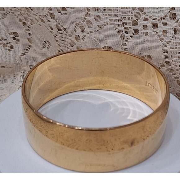 J.Crew Gold-Toned Wide Bangle Bracelet - Picture 3 of 5